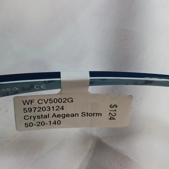 NWT MEN'S CONVERSE EYEGLASS FRAMES CV5002G CRYSTAL AEGEAN STORM - Picture 4 of 4
